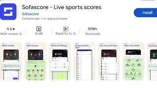 How To Install Sofascore Live Sports Scores Apps  How To Download Sofascore Live Sports Scores [upl. by Hum4]