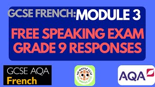 Free GCSE French Speaking Exam Grade 9 Paragraphs  Module 3 [upl. by Sapienza]