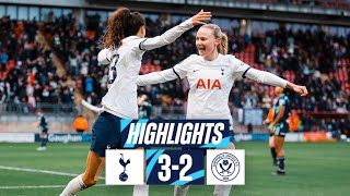 TOTTENHAM HOTSPUR 32 SHEFF UTD  HIGHLIGHTS  LATE COMEBACK IN FA CUP [upl. by Nelhsa]