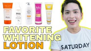 WHITENING LOTION FAVORITES LESS THAN 200 PESOS LANG LAHAT SIR LAWRENCE [upl. by Iz]