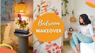 Small Bedroom Makeover With No Furniture Bedroom Wall Decoration Ideas  BudgetFriendly DIYs [upl. by Anaher592]