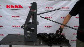 KAKA Industrial 8ton Jack Tube Bender Demo HB8 [upl. by Leela975]