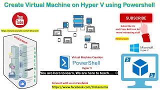 Create Virtual Machine in HyperV using Powershell Script  Part1 [upl. by Harilda]