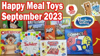 McDo September 2023 Happy Meal Hasbro Gaming Unboxing [upl. by Nyar]