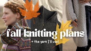 My Autumn Knitting Plans 🍂  8 Patterns and Yarns to Inspire You for Fall 2024 Knitting [upl. by Hospers]