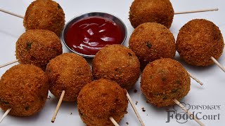 Potato Lollipop Recipe Quick Snacks Recipe Potato Recipes [upl. by Aynotan]