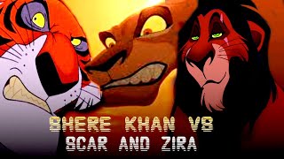 shere khan vs scar and zira [upl. by Hulda446]