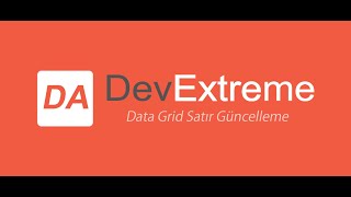 Devextreme data grid satır güncelleme işlemi [upl. by Puritan787]