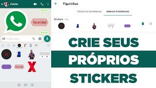 Como criar Stickers  Adesivos para Whatsapp  Crie suas próprias figurinhas para o WhatsApp [upl. by Roosevelt]