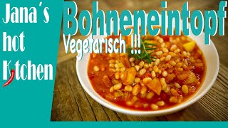 Herzhafter Genuss Rustikaler WeißeBohnenEintopf mit Knoblauch Kräutern und Tomaten [upl. by Sutniuq]