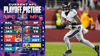 NFL Playoff Picture UPDATED Will the Ravens REMAIN ON TOP as the No 1 seed  CBS Sports [upl. by Esnofla199]