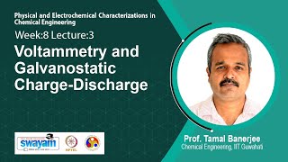 Lec 25 Voltammetry and Galvanostatic ChargeDischarge​ [upl. by Talbert]