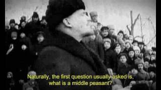 Lenins speech The Middle Peasants ☭ Ленин О крестьянахсередняках [upl. by Stanly]