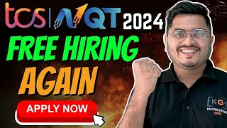 TCS Free NQT 2024 Batch Announced Again  TCS Hiring 2024 Batch  TCS NQT 2024 Batch Registration [upl. by Annawaj502]