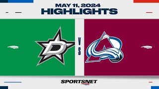 NHL Game 3 Highlights  Stars vs Avalanche  May 11 2024 [upl. by Anilrahc597]