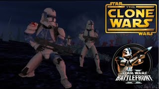 Star Wars Battlefront II Mod  Battles of the Clone Wars  Umbara Forest [upl. by Aninad]