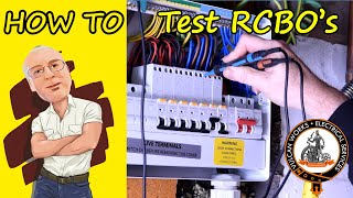 HOW TO test RCBOs at the board  Three leads 10 Tests for Type A RCBOs [upl. by Worthington]