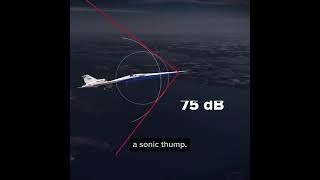 lockheed martin x59 jet with sonic boom and minimize sound barier from Jet [upl. by Betteann976]