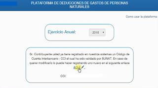 Consulta la Plataforma de Deducción de Gastos [upl. by Attener]