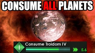 Can I Consume EVERY Planet In Stellaris [upl. by Anaek532]