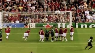 Shunsuke Nakamura vs Manchester United  200607 Champions League [upl. by Carthy]