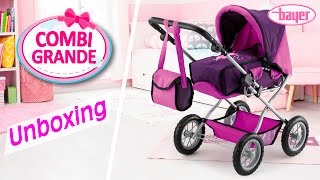 Combi Grande  Dolls Pram  Puppenwagen  Unboxing  Bayer Design [upl. by Marpet11]