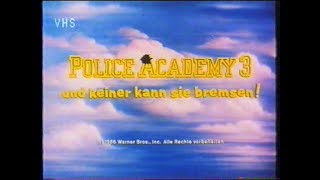 Police Academy 3 1986  DEUTSCHER TRAILER [upl. by Nasya]