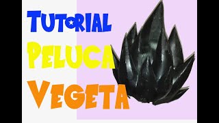 Tutorial Peluca Vegeta de Dragón Ball con Foam y Pepakura [upl. by Pitts]