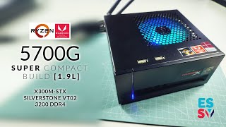 Ultimate Mini PC Build  Ryzen 7 5700G  X300MSTX  DDR4 3200 [upl. by Andriana]