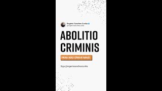 Abolitio criminis [upl. by Onaivlis]