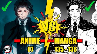 quotGyomei Himejima el Pilar de la Rocaquot  Anime VS Manga  Kimetsu no Yaiba  Ep 7 [upl. by Yentirb612]