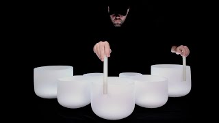 432 Hz Crystal Bowls Rest Relax and Sleep Deeply [upl. by Faro]