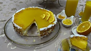 كيكة البرتقال ساهلة و قوة فالبنة والوصفة نتاع اليوم 4 في واحد Une bonne recette de cake à l’orange [upl. by Delcina]