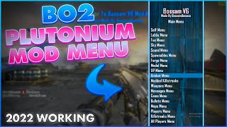 How to get a Mod Menu on Plutonium Black Ops 2 Multiplayer 2022 BO2 Plutonium Mod Menu Bossam V6 [upl. by Aniger]