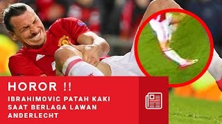 Video Detik Detik Ibrahimovic Patah Kaki [upl. by Prospero]