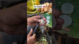 Kolkata Famous’s Ice Apple 🍎😱 iceapple apple shortsfeed streetfood viral youtube shorts [upl. by Vitkun]