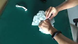 Repair your unravelled mesh shower sponge loofah [upl. by Virgina]