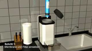 Installation Aquaflow Directflow Umkehrosmose Wasserfilter von maxfeel [upl. by O'Malley10]