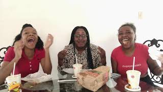 HILARIOUS GIRL CHAT MUKBANG FT NETS JENNER amp LATS  DENILLE RENE [upl. by Enailil891]