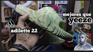 Adidas adilette 22 MEJOR QUE LAS YEEZE slide snkrs yeezy adidas [upl. by Mag]