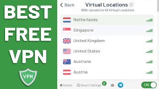 The Best Free VPN For PC  600 Servers [upl. by Thurlow809]