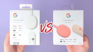 Chromecast with Google TV HD vs Chromecast 4K Whats the difference [upl. by Tannen]