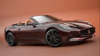 The new Maserati GranCabrio Folgore Tignanello the first 100 electric luxury convertible [upl. by Brandi]