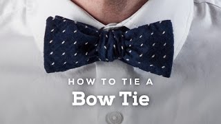 How to Tie A Perfect Bow Tie [upl. by Hazem231]