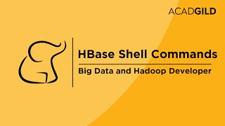 HBase Tutorial for Beginners  What is HBase in Hadoop  HBase Shell Commands [upl. by Nylecsoj]