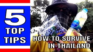 Farm Life  5 TIPS FOR SURVIVING IN RURAL THAILAND [upl. by Nylassej990]