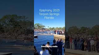 Epiphany 2023  Tarpon Springs Florida Congratulations George Stamas [upl. by Nuyh]