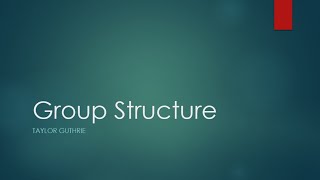 Group Dynamics How is group behavior structured [upl. by Janine]