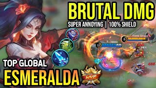 ESMERALDA BEST BUILD 2023  TOP GLOBAL ESMERALDA GAMEPLAY  MOBILE LEGENDS✓ [upl. by Jillie]