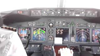 Ryanair landing iin Dublin cockpit view [upl. by Alomeda310]